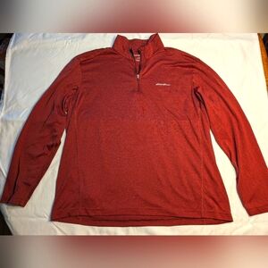 Eddie Bauer mens long sleeve 1/4 zip